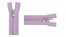 #3 Nickel Pants Light Weight YKK Zippers - Color: Lavender #553 - Choose Your Length - Made in The United States (1 Zipper Per Pack) (11" Inches)
